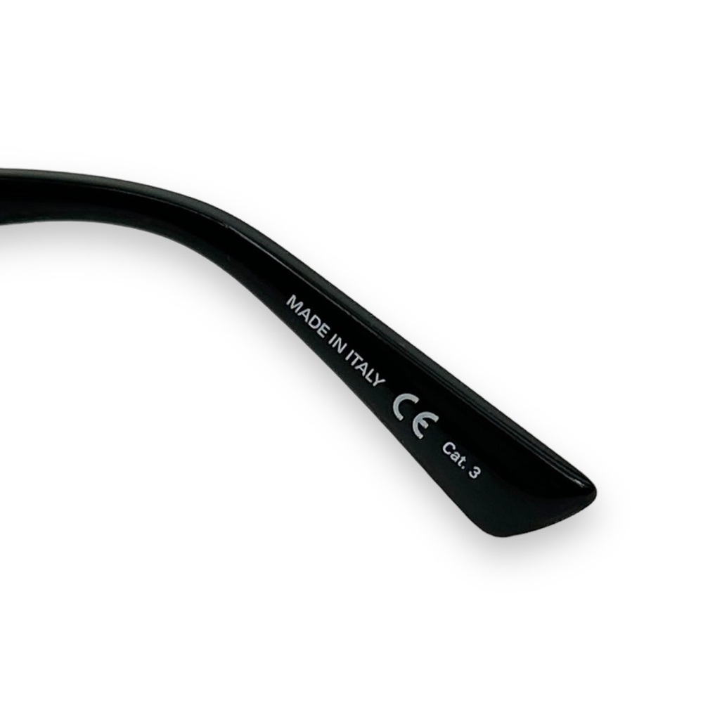 [sold] Balenciaga Black & Brown Y2K Style 70MM Rectangle Sunglasses - Picture 8 of 11